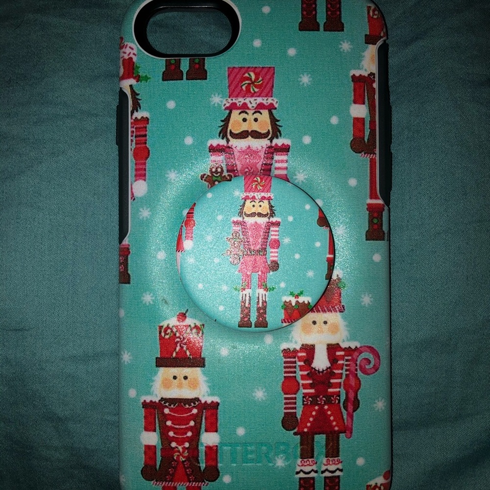 Iphone 8 Otter Box/Popsocket Combo Case - image 2